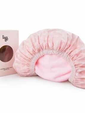 L'ange Pink Reversible Shower Cap